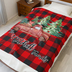 Personalized Family Buffalo Plaid Blanket