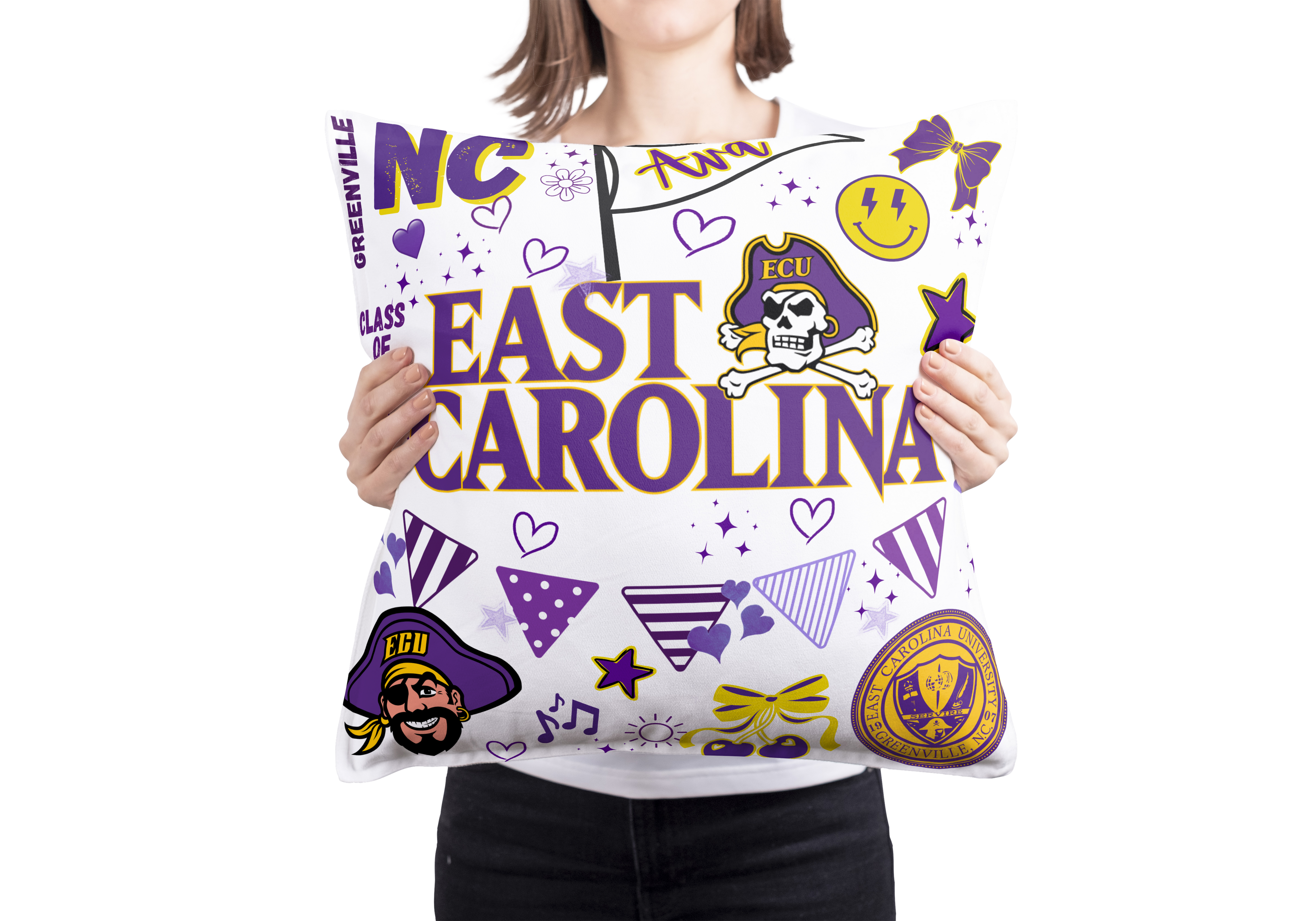 Custom College Pillow – Classic Collegiate