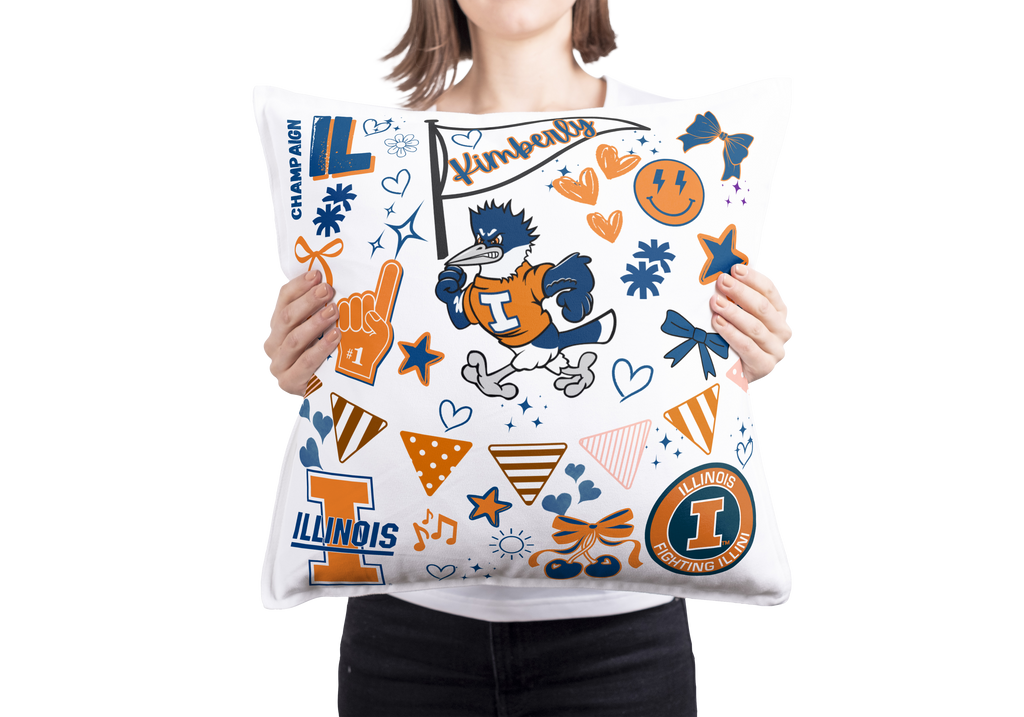 Custom College Pillow – Classic Collegiate