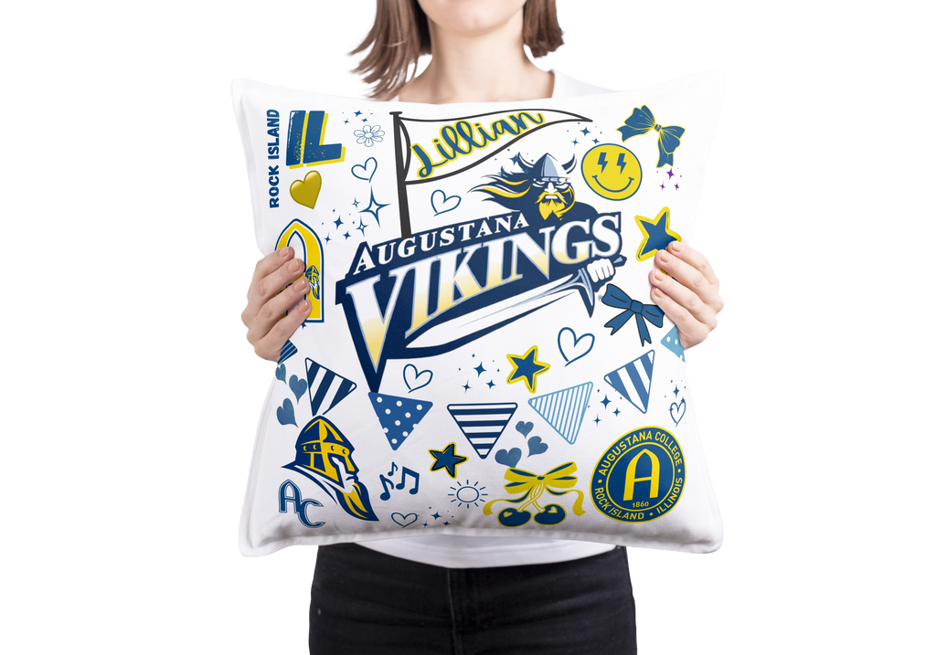 Custom College Pillow – Classic Collegiate