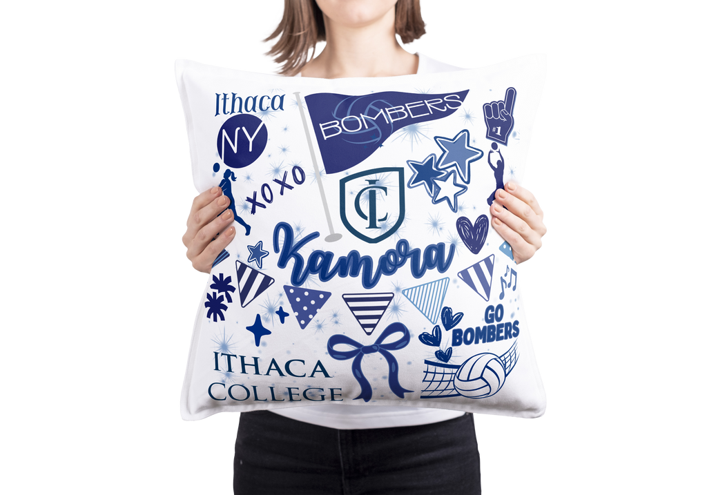 Custom College Pillow – Classic Collegiate