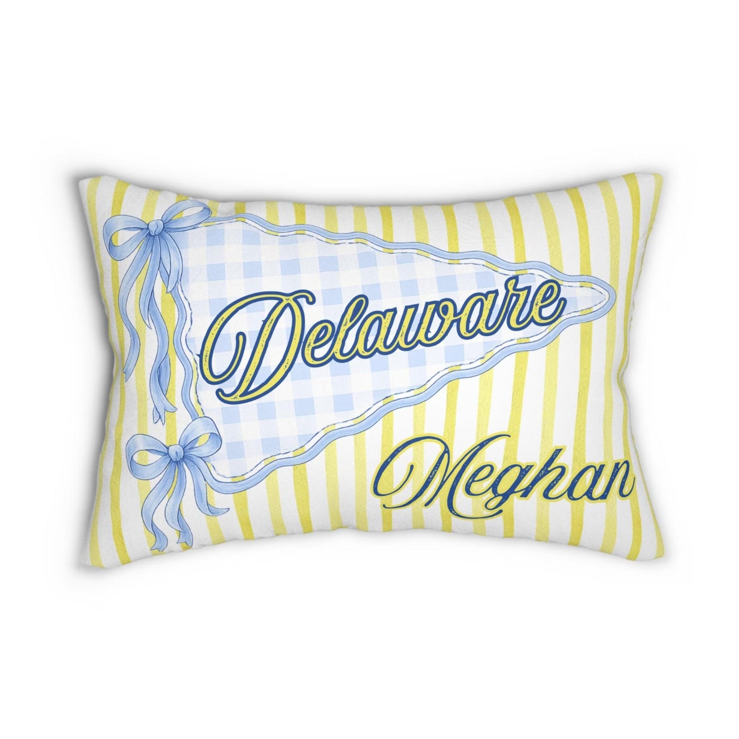 Custom Sorority Name Pillow, Personalized Bid Day Big Little Gift