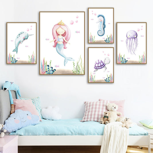 Living Room Decorative Canvas Core Spray Painting Hanging Picture