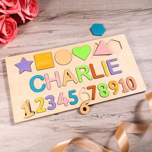 Personalized Baby Name Wooden Puzzle