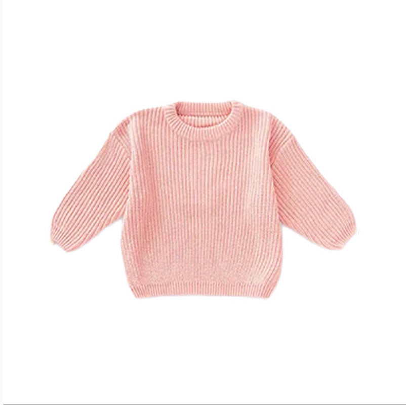 Children's Pure Cotton Embroidered Christmas Sweater