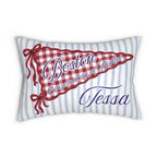 Personalized Delaware Pillow | Coquette Dorm Decor